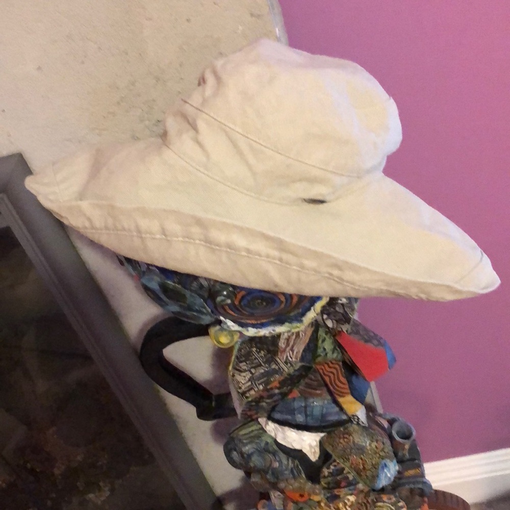 Scala Linen Hat Adjustable Washable Packable Sinc… - image 1